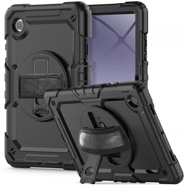 Husa pentru Samsung Galaxy Tab A11+ / Tab A9+, Tech-Protect, Solid360, Neagra