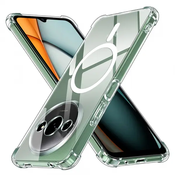 Husa MagSafe pentru Xiaomi Redmi A3x / A3, Techsuit, Shockproof, Transparenta