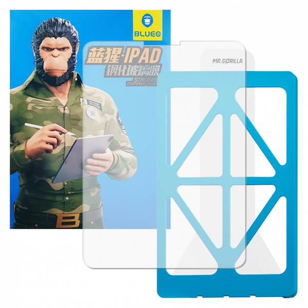 Folie de protectie Ecran Blueo HD Applicator Pro pentru Apple iPad Pro 11 (2024), Sticla Securizata, Full Glue