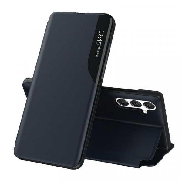 Husa pentru Samsung Galaxy S25 FE, Techsuit, eFold, Albastra Inchis