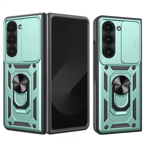 Husa pentru Samsung Galaxy Z Fold6 F956, Techsuit, CamShield, Verde