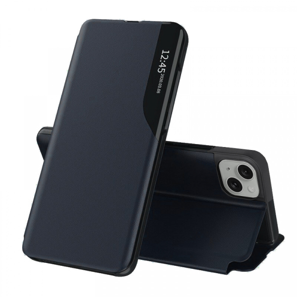 Husa pentru Apple iPhone 15 Plus, Techsuit, eFold, Albastra Inchis