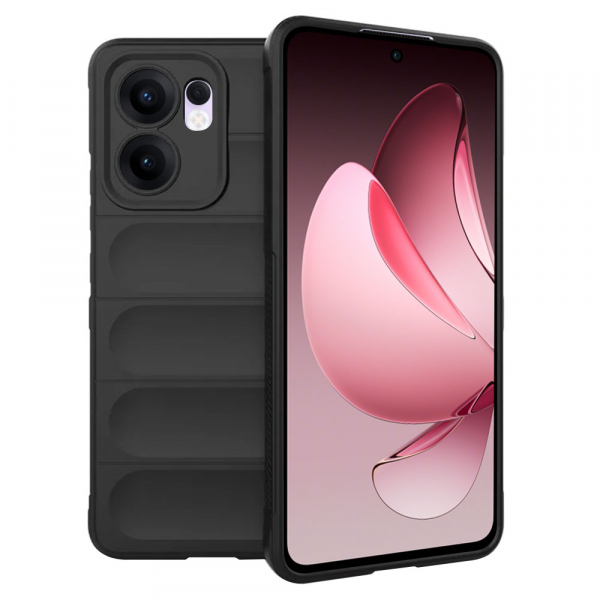 Husa pentru Oppo Reno13 FS 5G / Reno13 F 4G / Reno13 F, Techsuit, Magic Shield, Neagra