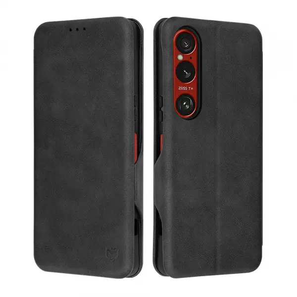 Husa pentru Sony Xperia 1 VI, Techsuit, Safe Wallet Plus, Neagra