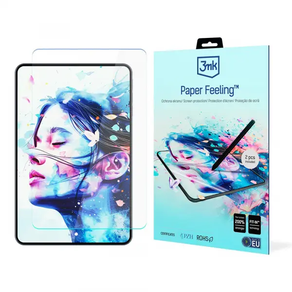 Folie de protectie Ecran 3MK Paper Feeling pentru Apple iPad (2025) / (2022), Plastic, Set 2 bucati