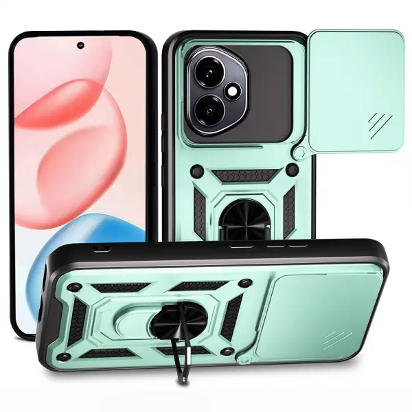 Husa pentru Honor 400, Techsuit, CamShield, Verde