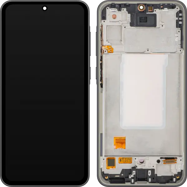 Display cu Touchscreen MP compatibil cu Samsung Galaxy A36 A366, cu Rama, Versiune OLED, Negru