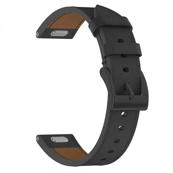Curea Techsuit W073 pentru Huawei Watch / Garmin Watch Series, 18mm, Neagra