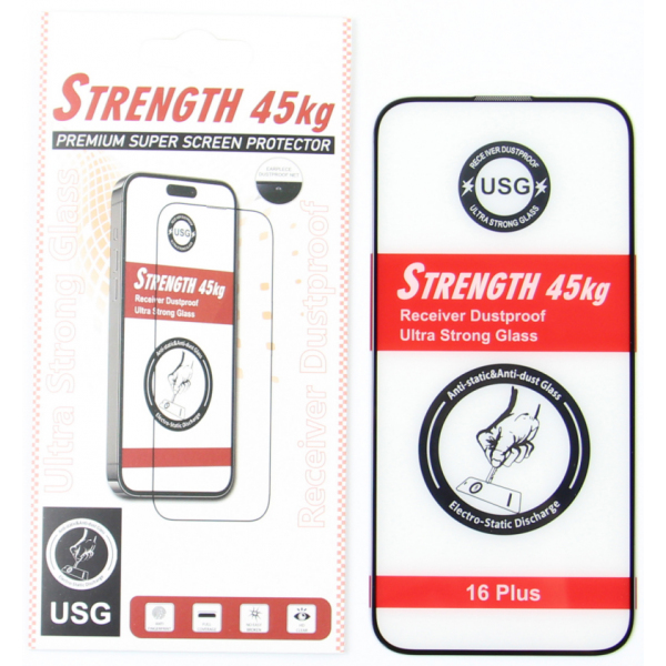 Folie de protectie Ecran OEM Ultra Strong 45KG pentru Samsung Galaxy A54 A546, Sticla Securizata, Full Glue, 2.5D, Neagra