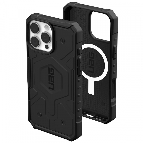 Husa MagSafe pentru Apple iPhone 16 Pro Max, Urban Armor Gear, Pathfinder, Neagra