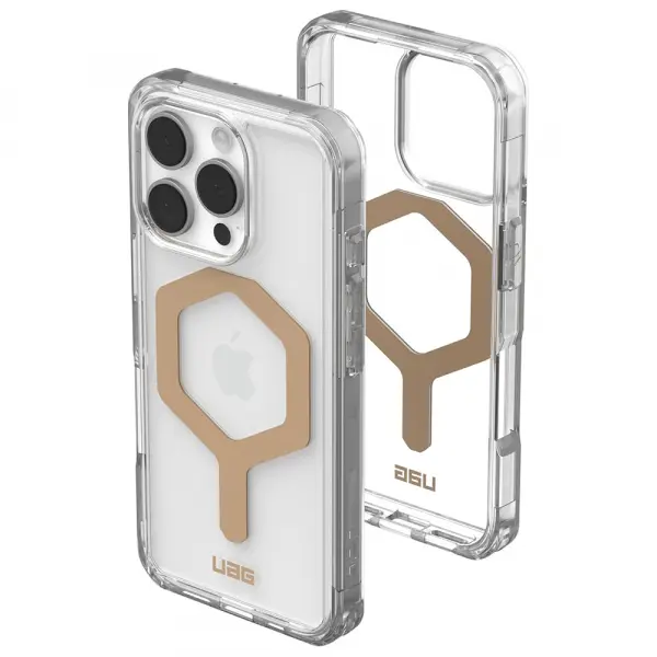 Husa MagSafe pentru Apple iPhone 16 Pro, Urban Armor Gear, Plyo, Aurie