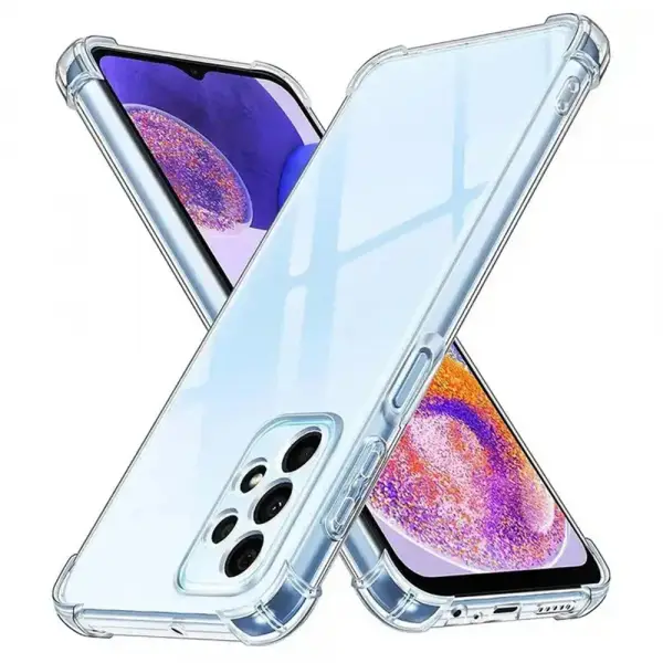 Husa pentru Samsung Galaxy A23 5G A236 / A23 A235, Techsuit, Shockproof Clear, Transparenta