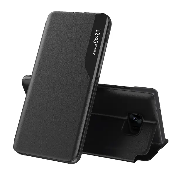 Husa pentru Samsung Galaxy S7 edge G935, Techsuit, eFold, Neagra
