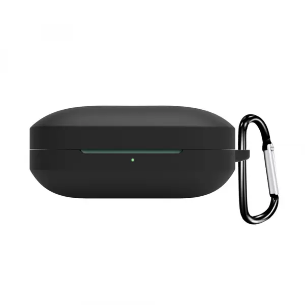 Husa Techsuit Silicone pentru OnePlus Buds Pro 2, Neagra