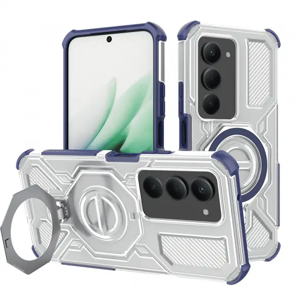 Husa pentru Xiaomi Redmi 15 5G / 15 4G, Techsuit, Carbon Shield Pro, Albastra