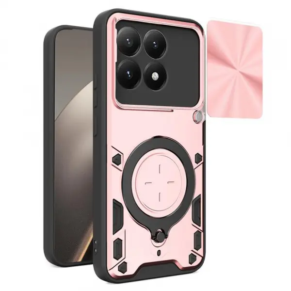 Husa pentru Xiaomi 15T, Techsuit, CamGuard Pro, Roz