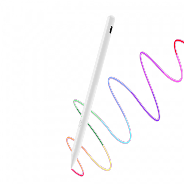 Touch Pen Techsuit AX10 pentru Apple iPad, Versiune Activ, Alb