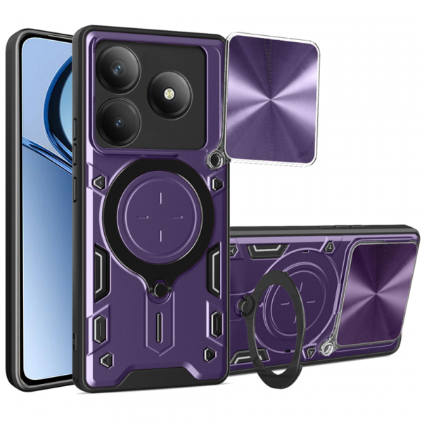 Husa pentru Realme C63 / C61, Techsuit, CamGuard Pro, Mov