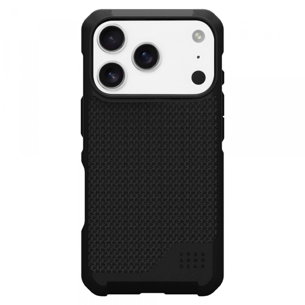 Husa MagSafe pentru Apple iPhone 17 Pro, Urban Armor Gear, Metropolis LT Kevlar, Neagra