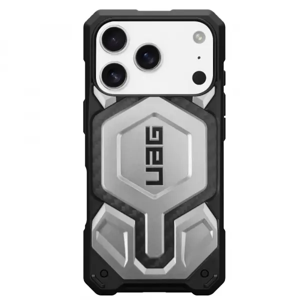 Husa MagSafe pentru Apple iPhone 17 Pro, Urban Armor Gear, Monarch Pro, Gri