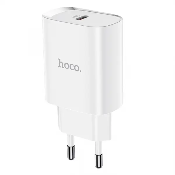 Incarcator Retea HOCO N14, 20W, 3A, 1 x USB-C, Alb