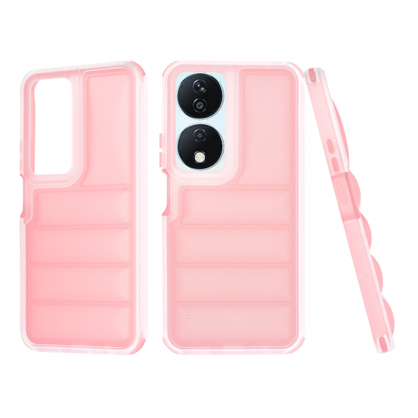 Husa pentru Honor X7b 5G / 90 Smart / X7b 4G, Techsuit, Wave Shield, Roz