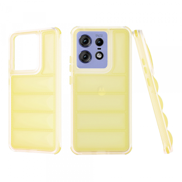 Husa pentru Motorola Edge 50 Pro, Techsuit, Wave Shield, Galbena
