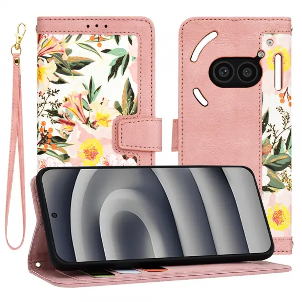 Husa pentru Nothing Phone (2a) Plus / Phone (2a), Techsuit, FlipCraft, Roz