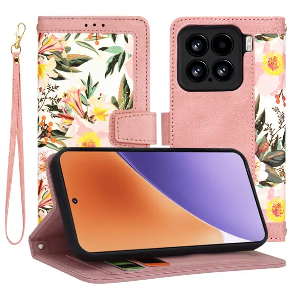 Husa pentru Xiaomi 15, Techsuit, FlipCraft, Roz