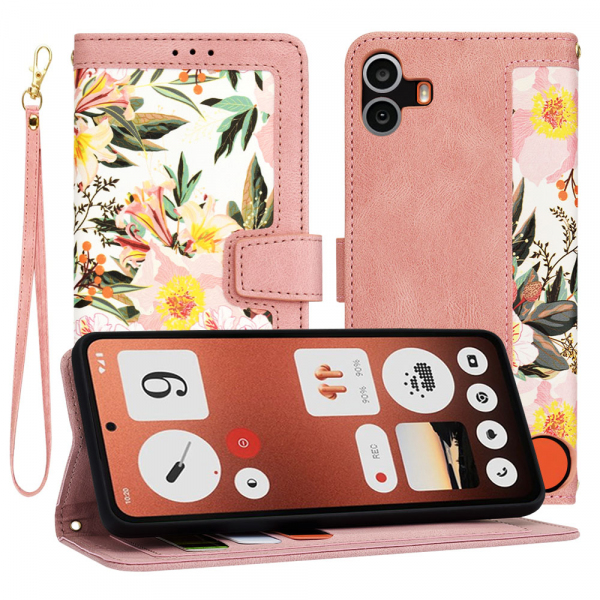 Husa pentru Nothing CMF Phone 1, Techsuit, FlipCraft, Roz