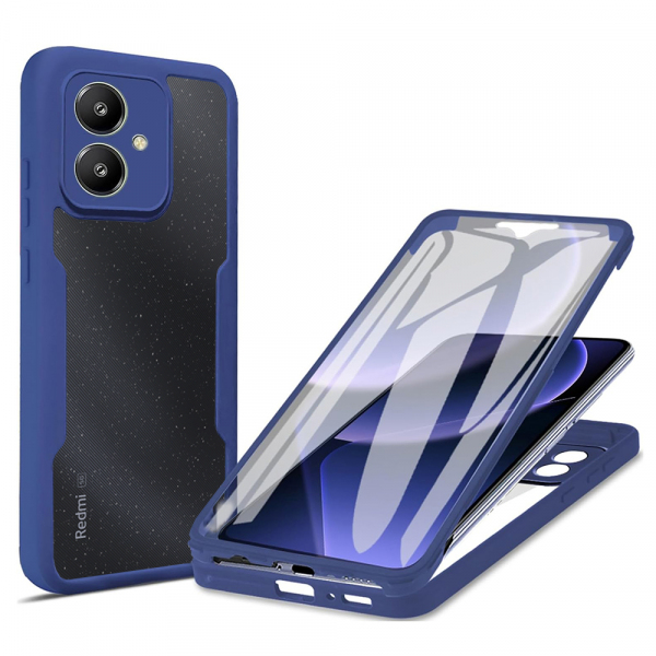 Husa pentru Xiaomi Redmi 13C 5G, Techsuit, ColorVerse 360, Albastra