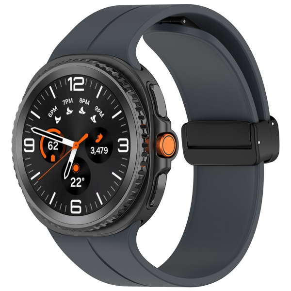 Curea Techsuit W011 pentru Samsung Galaxy Watch8 / Watch8 Classic Series, Gri