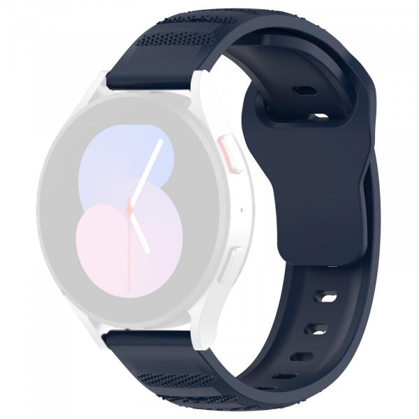Curea Techsuit W050 pentru Samsung Galaxy Watch / Huawei Watch Series, 20mm, Albastra