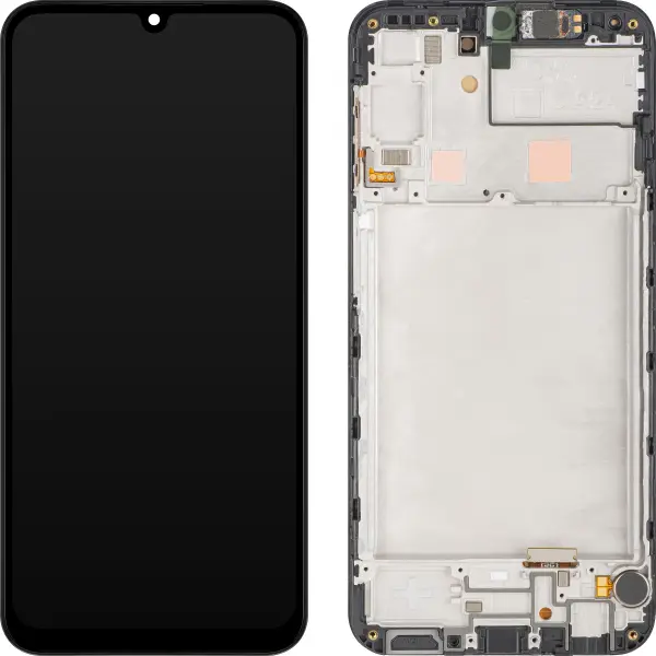 Display cu Touchscreen MP compatibil cu Samsung Galaxy A24 4G A245, cu Rama, Versiune OLED, Negru