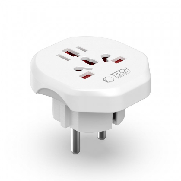 Adaptor Retea Tech-Protect US / UK / AU / FI / CN - Europa, Alb