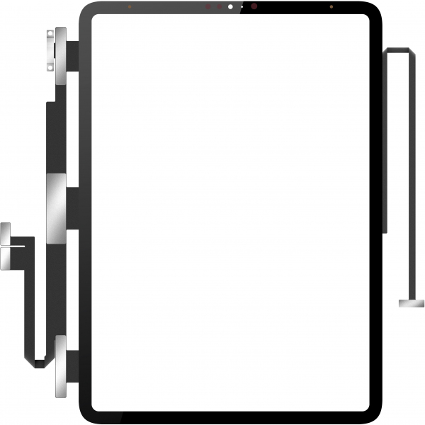 Touchscreen Forward Guard OCA pentru Apple iPad Pro 11 (2018), Negru