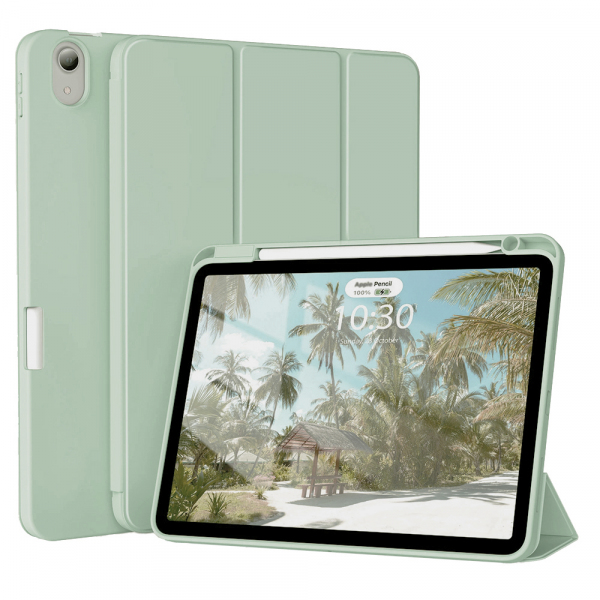 Husa pentru Apple iPad Air (2022) / Air (2020), Techsuit, Flex Trifold, Verde Matcha