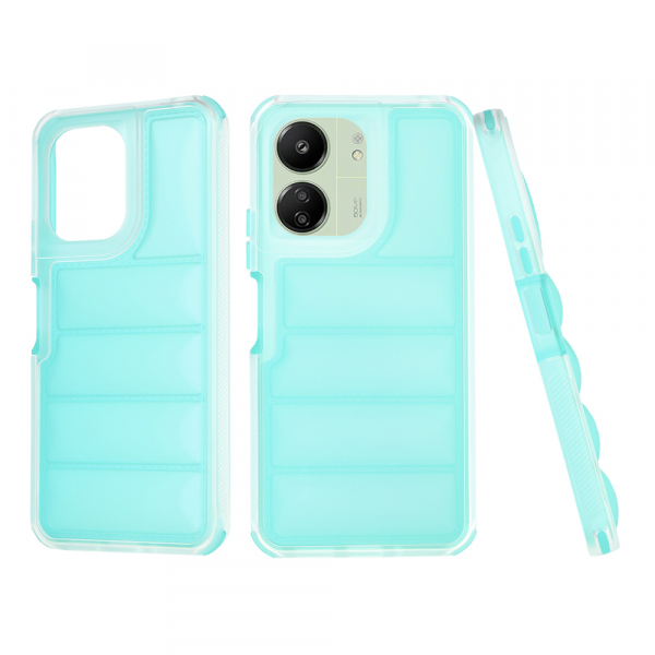 Husa pentru Xiaomi Redmi 13C 5G / 13C / Poco C65, Techsuit, Wave Shield, Turcoaz