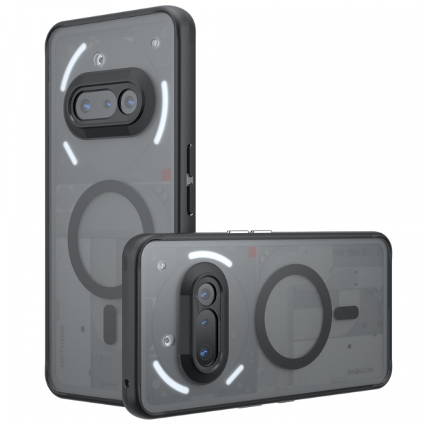 Husa MagSafe pentru Nothing Phone (3a), Techsuit, PureFrost, Neagra