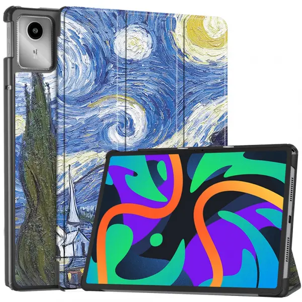Husa pentru Lenovo Tab M11, Techsuit, FoldPro Starry Night, Multicolor