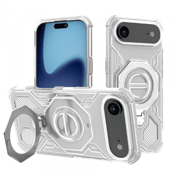 Husa pentru Apple iPhone 17 Air, Techsuit, Carbon Shield Pro, Alba