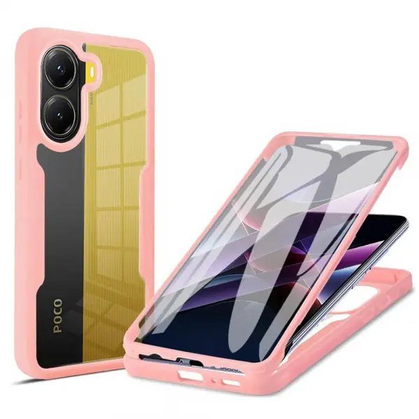 Husa pentru Xiaomi Poco X7 Pro, Techsuit, ColorVerse 360, Roz