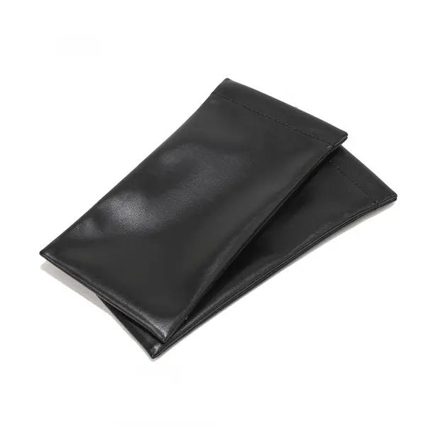 Husa Ochelari Techsuit ETS2, 180mm x 90mm, Set 2 bucati, Neagra