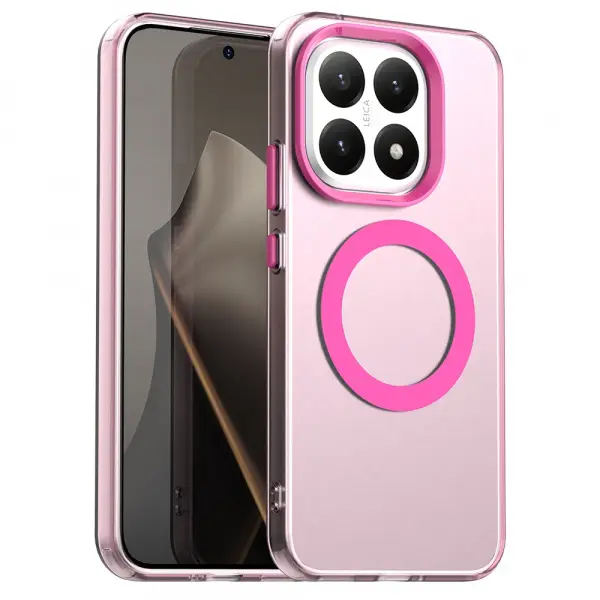 Husa MagSafe pentru Xiaomi 15T, Techsuit, CandyCase, Roz