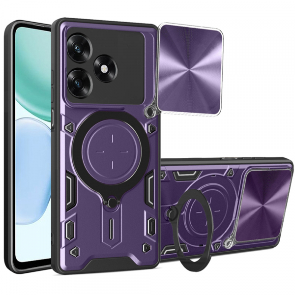 Husa pentru Honor X5c Plus, Techsuit, CamGuard Pro, Mov