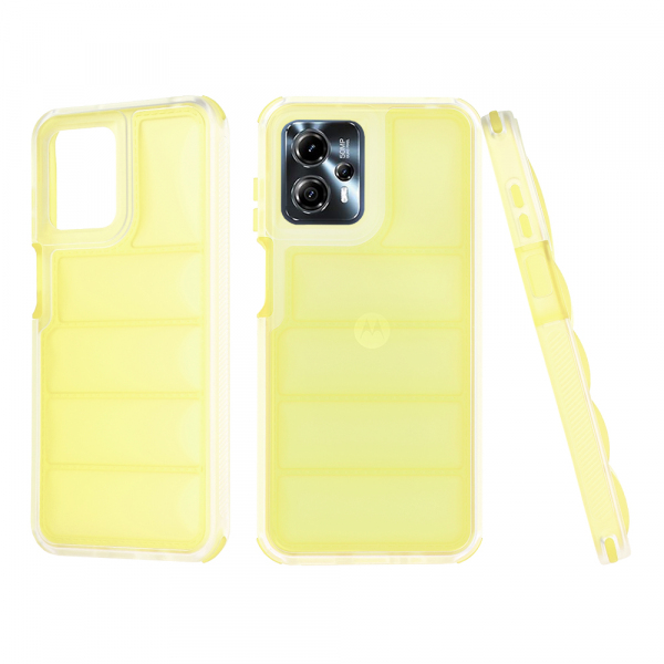 Husa pentru Motorola Moto G13 / G23 / G53, Techsuit, Wave Shield, Galbena