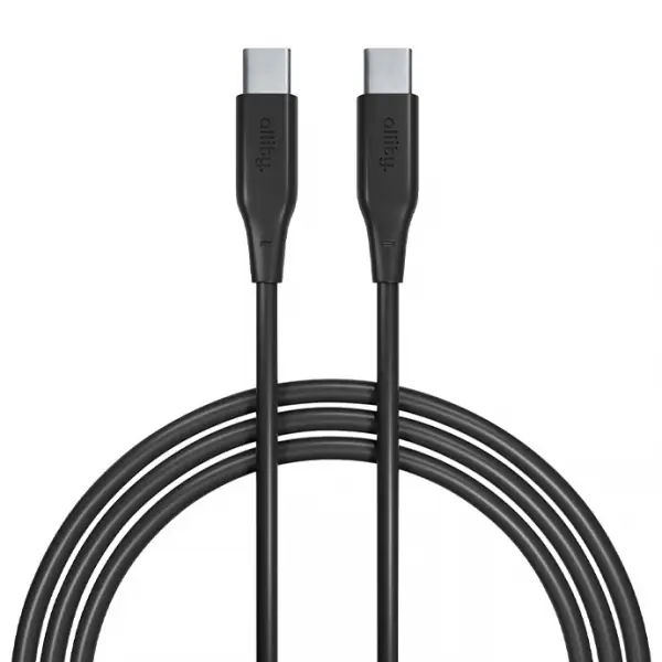 Cablu Date si Incarcare USB-C - USB-C Allity. AUC-02, 100W, 1m, Negru