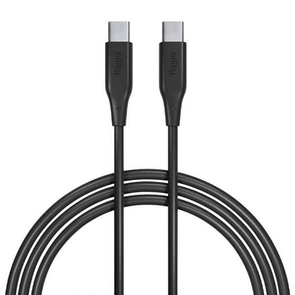 Cablu Date si Incarcare USB-C - USB-C Allity. AUC-02, 100W, 1m, Negru