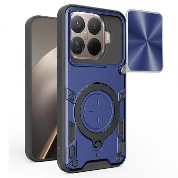 Husa pentru Xiaomi 15T Pro, Techsuit, CamGuard Pro, Albastra