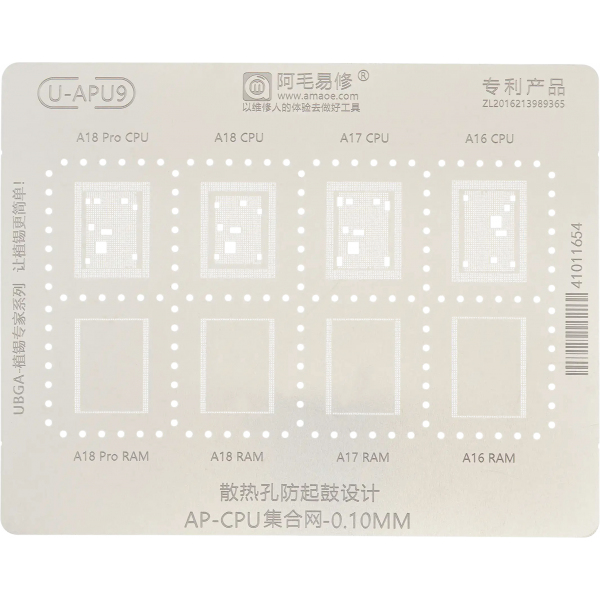 Sita BGA Amaoe U-APU9 pentru Apple iPhone 15 Pro Max